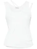 Christopher Esber overlapped tank - White