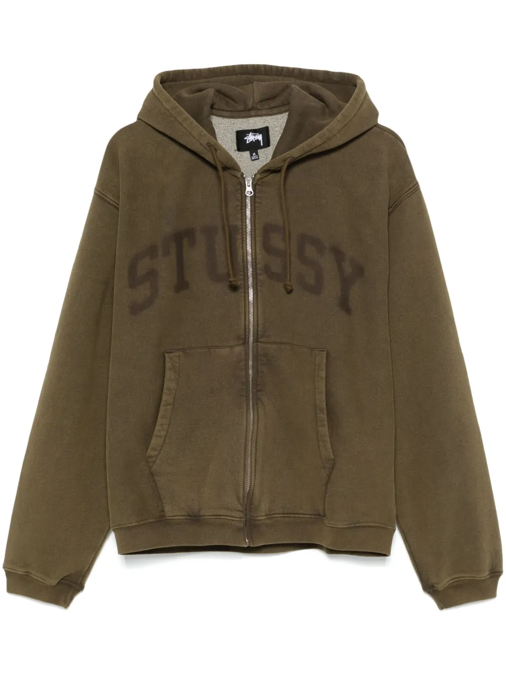 Stüssy Felpa con stampa sfumata - Verde
