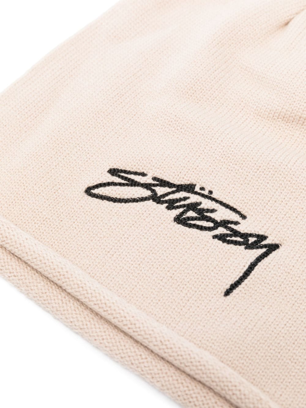 Stüssy Muts met geborduurd logo - Beige