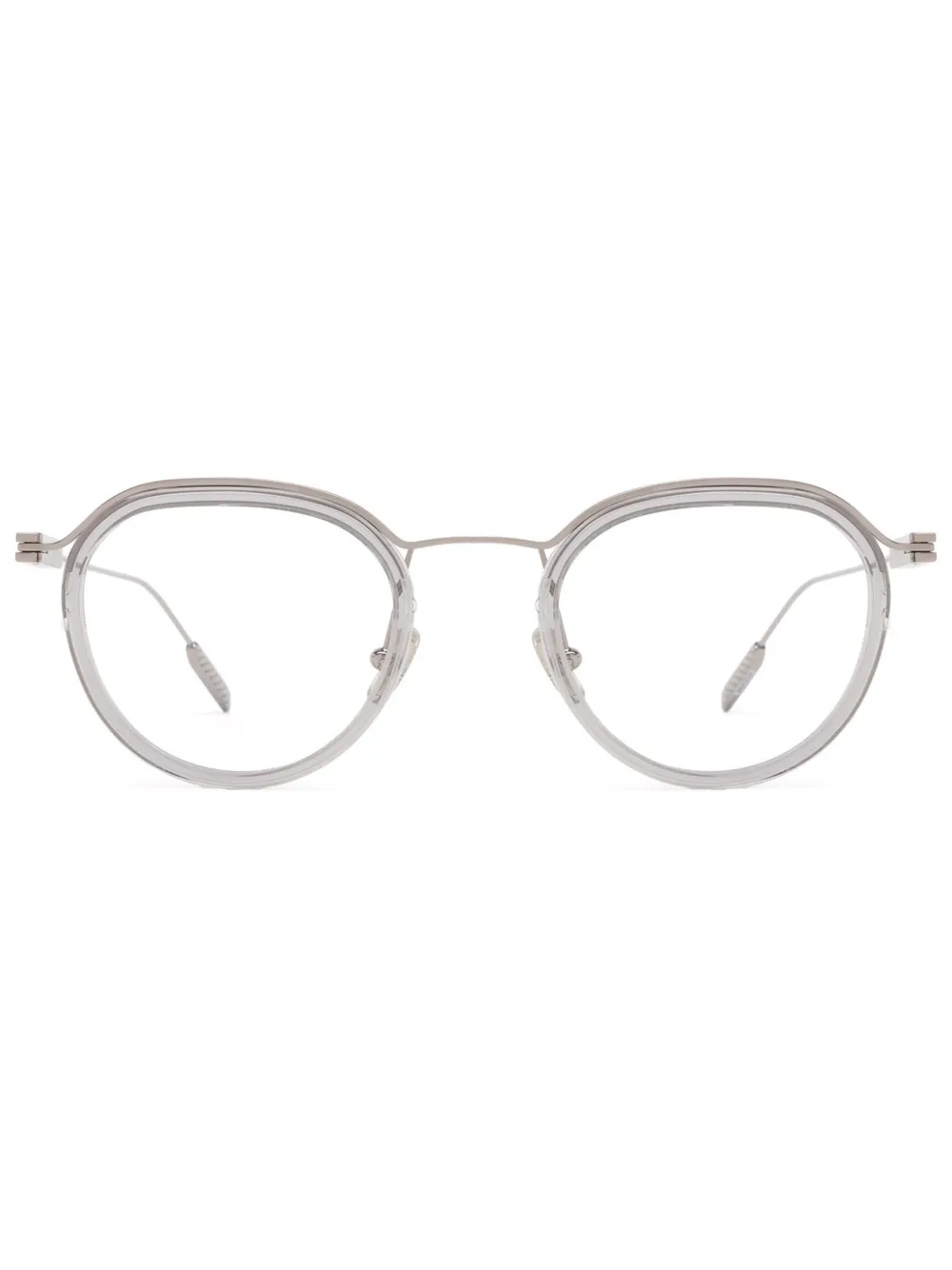 Zegna round-frame glasses | Grey | Image 1