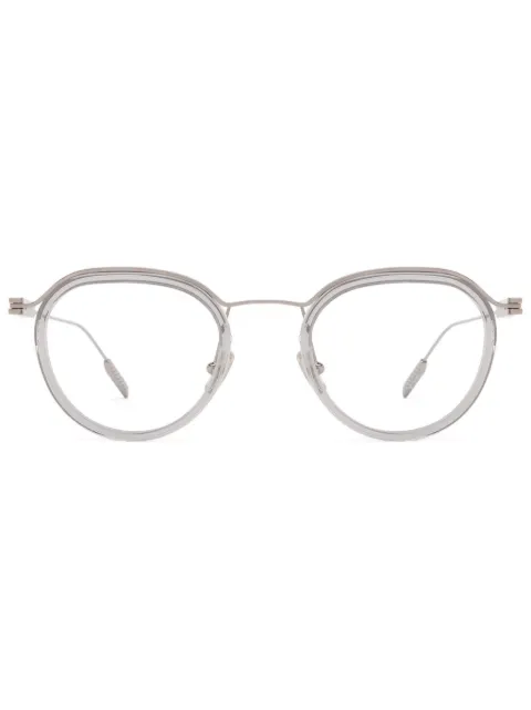 Zegna round-frame glasses