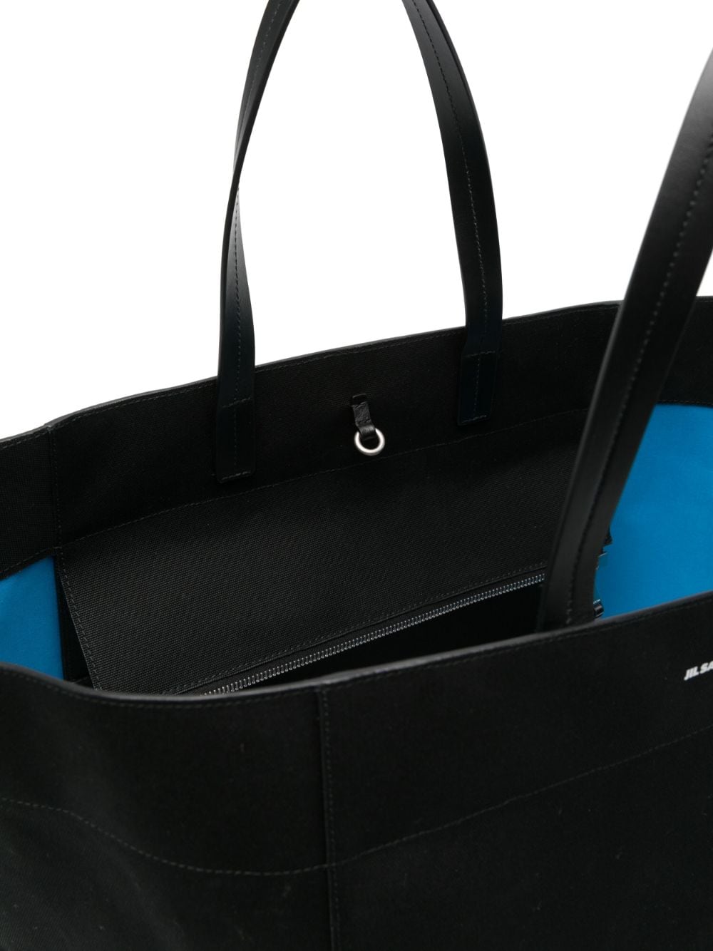 Shop Jil Sander Large Utility Tote Bag In Black