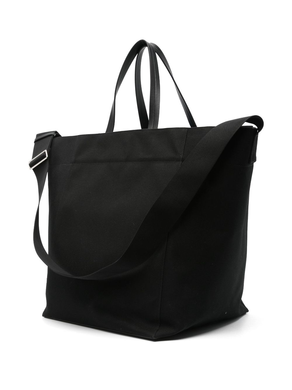 Shop Jil Sander Large Utility Tote Bag In Black