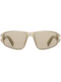 Zegna oval-frame sunglasses - Neutrals