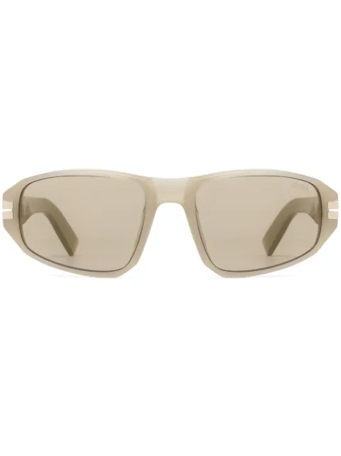 Zegna lentes de sol con armazón ovalada