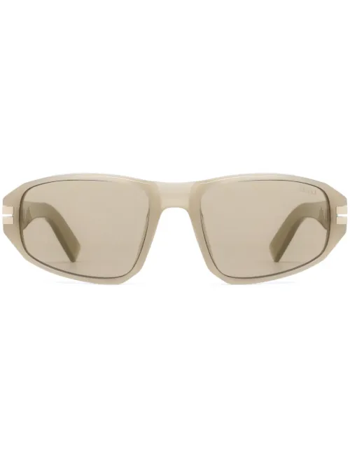 Lunettes de soleil à monture ovale - Zegna - Modalova