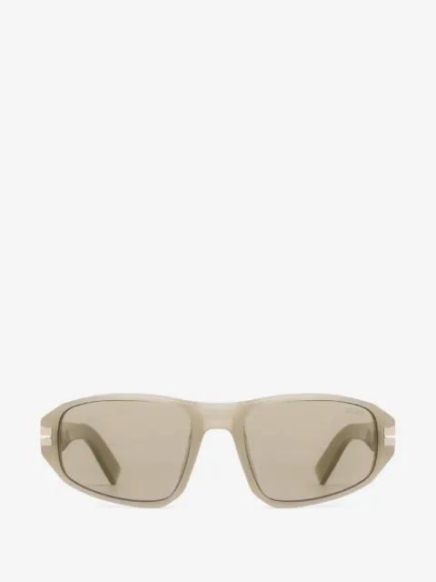Zegna 타원형 프레임 선글라스