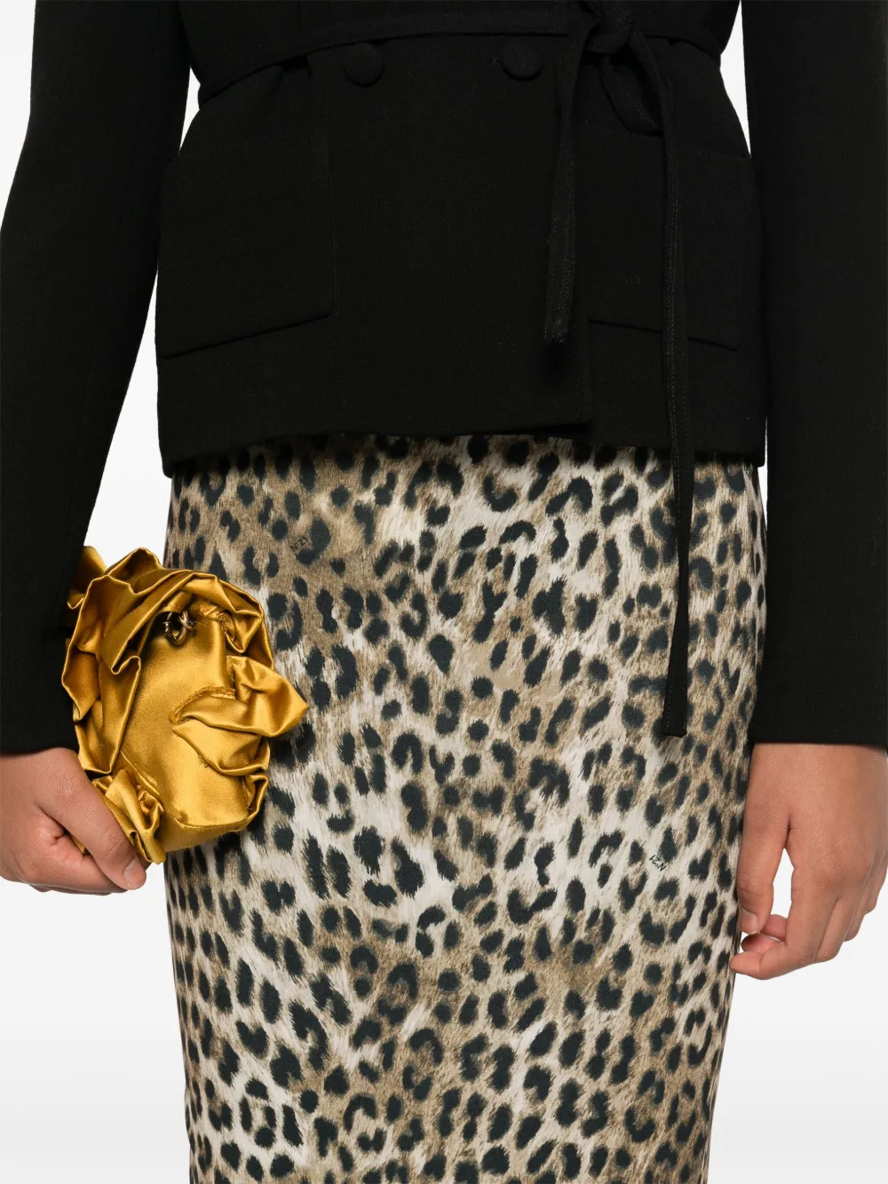 N°21 Leopard-print Mini Skirt In Neutrals