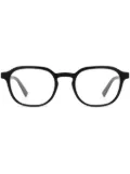 Zegna pantos-frame glasses - Black