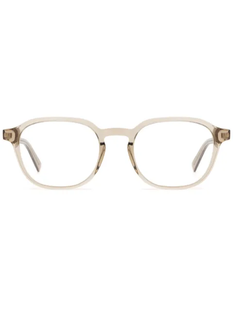 Zegna lentes con armazón redonda