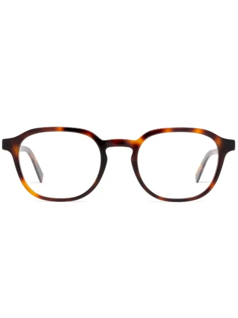 Zegna lentes con armazón redonda