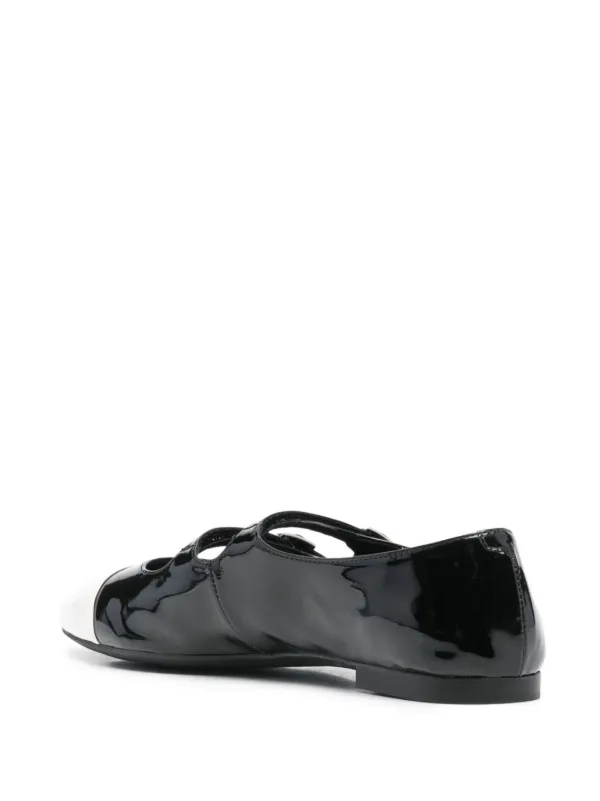 フラットシューズ Jeffrey Campbell FW24 SATINE PATENT (JCSJC1407 43) Jeffrey Campbell Satine フラットシューズ | ブラック