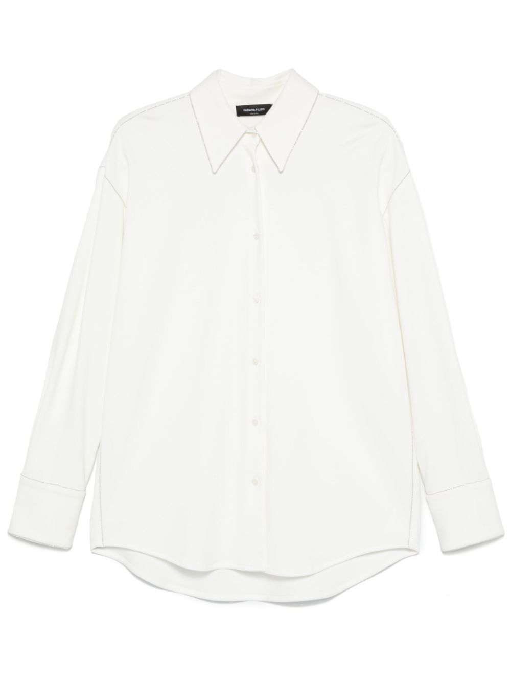 Fabiana Filippi flannel shirt - White