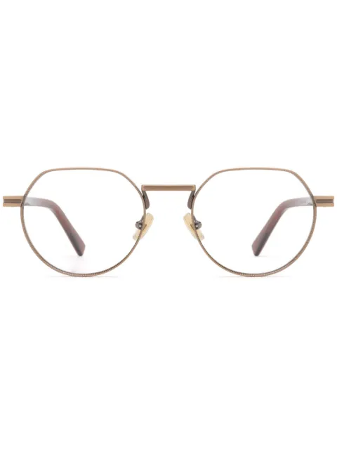 Zegna geometric-frame glasses