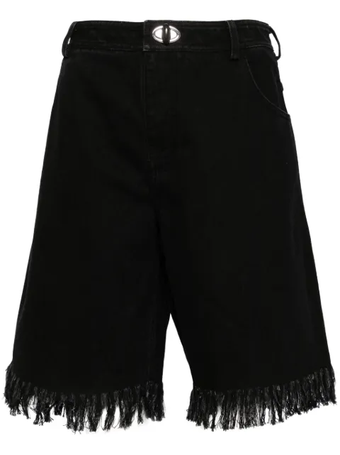 Christopher Esber short en jean à design structuré
