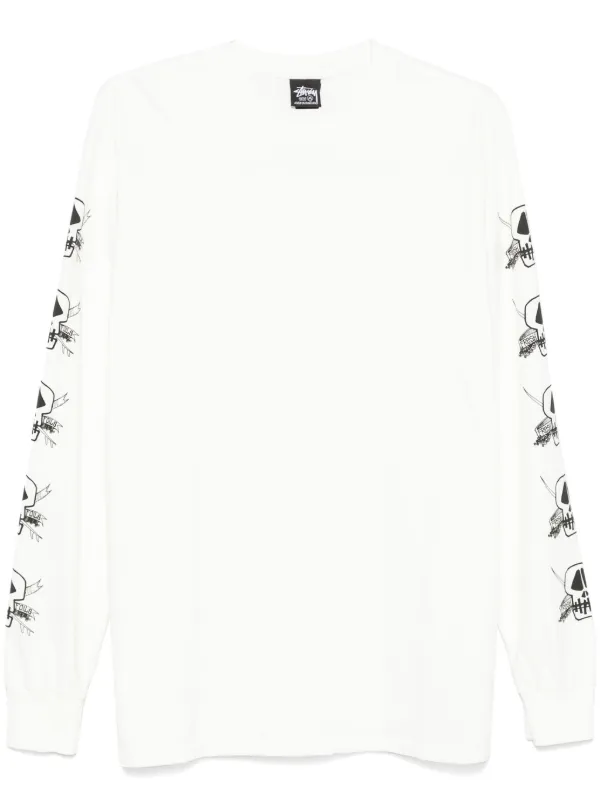 Stussy skull t shirt top