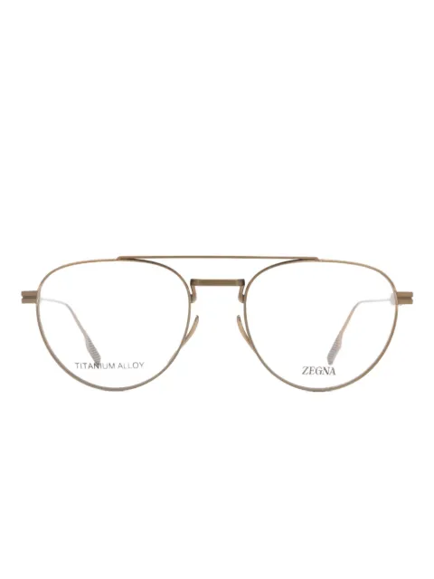 Zegna Armação de óculos redonda