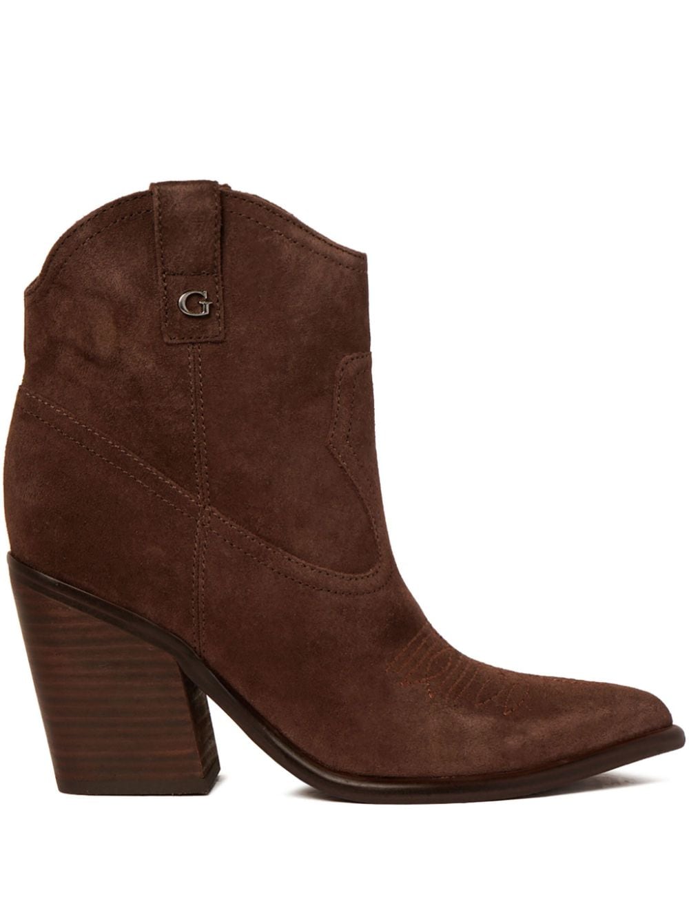 GUESS USA suede ankle boots Brown