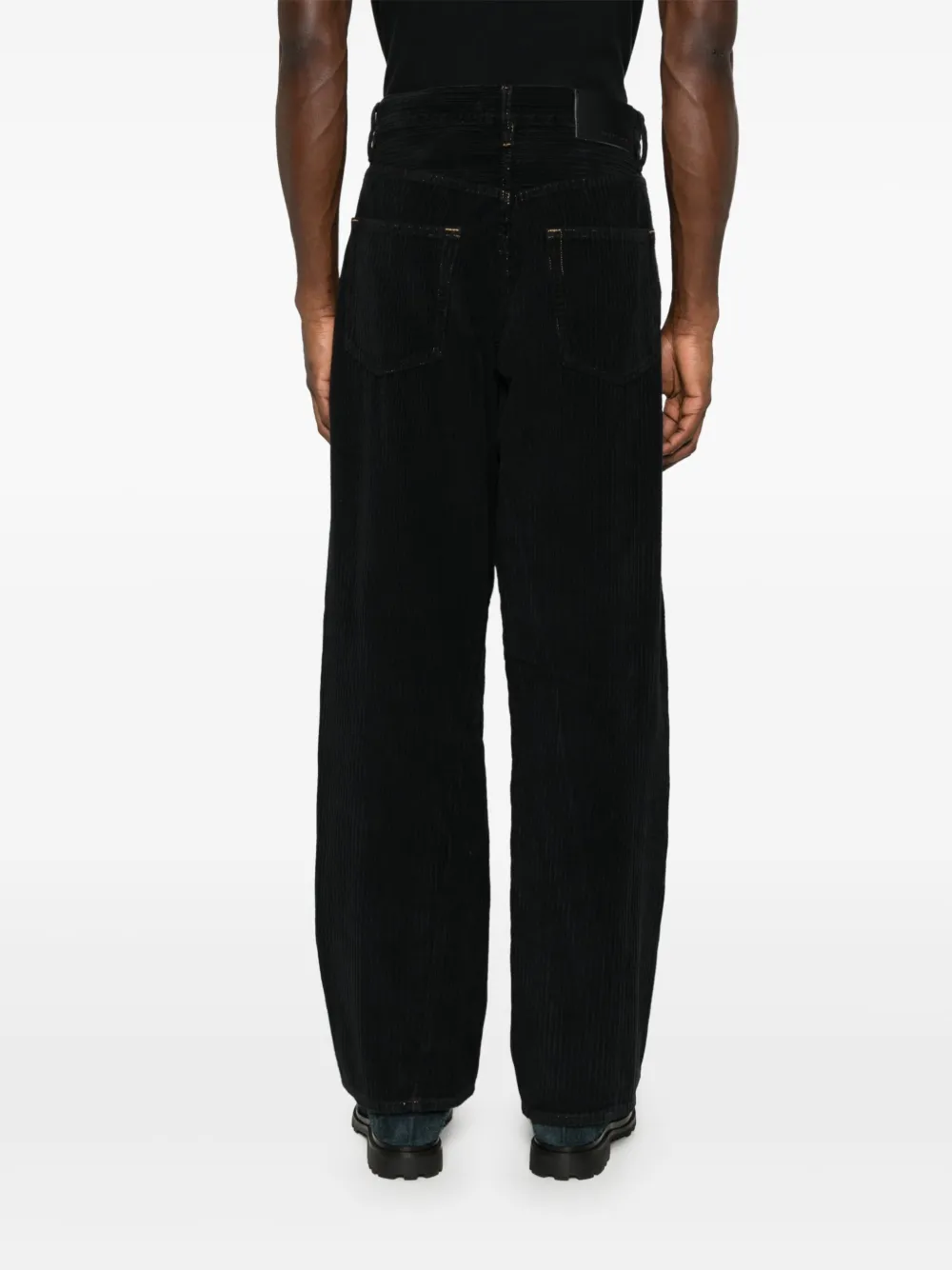 Sunflower Ribfluwelen broek Zwart