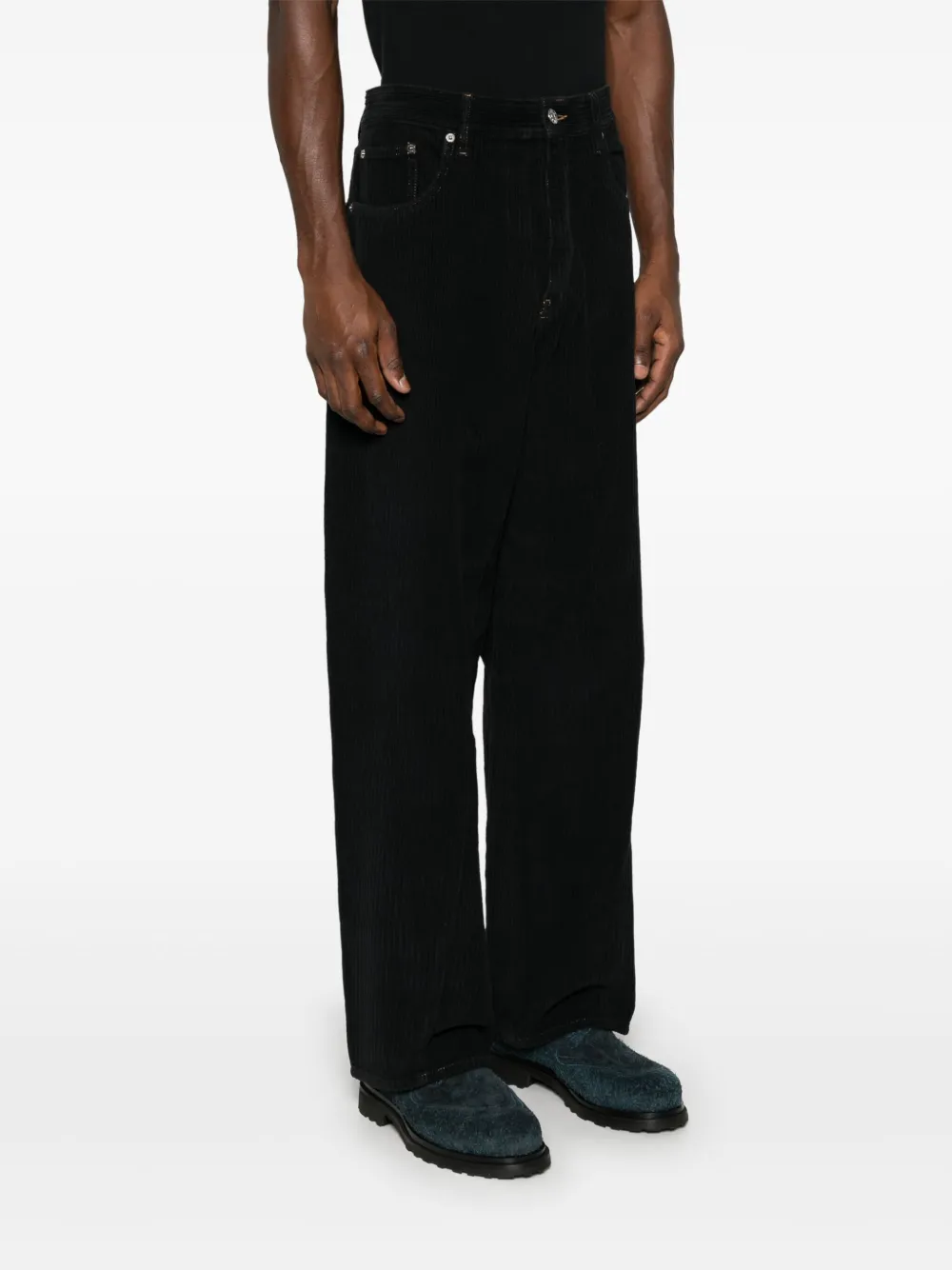 Sunflower Ribfluwelen broek Zwart