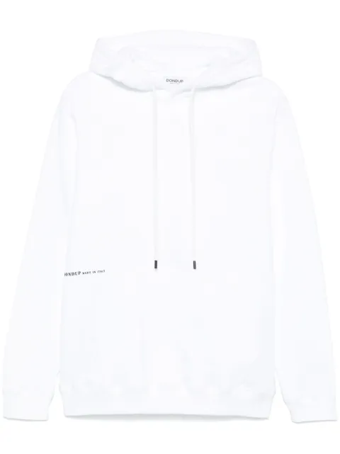 DONDUP raised logo-detail hoodie