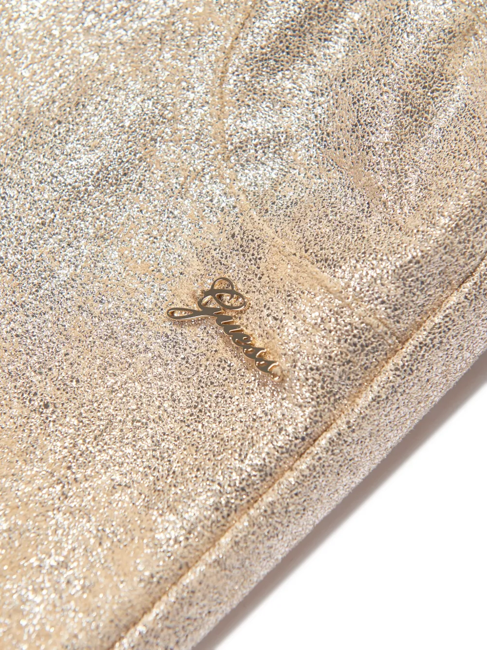 guess kids Broek verfraaid met glitters Goud