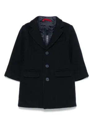 Emporio Armani Kids ダッフルコート | ブルー | FARFETCH JP