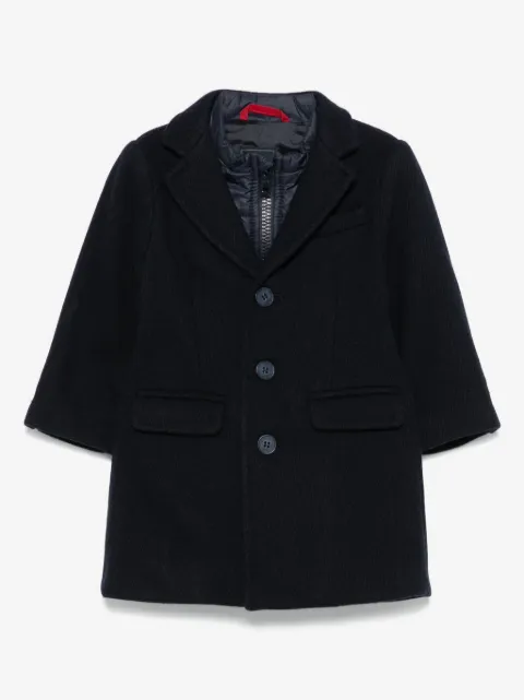 Fay Kids manteau à fini côtelé