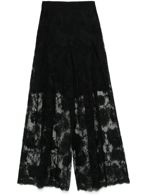 Ermanno Scervino lace palazzo pants