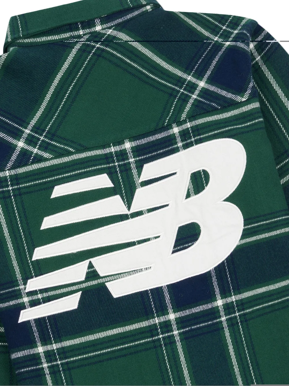 New Balance Kids Shirt met geborduurd logo Groen