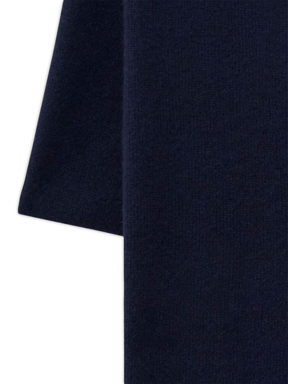 Shop Pringle Of Scotland Cashmere Knitted Scarf In Blue