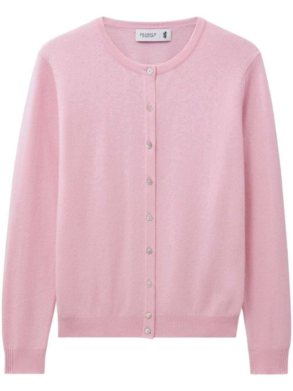 Pringle of Scotland round-neck cashmere cardigan - Rosa