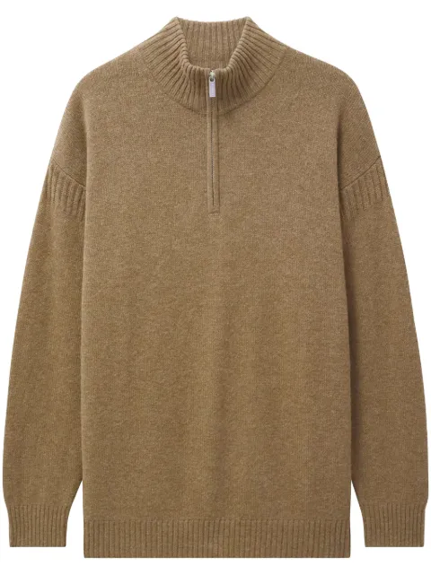 Pringle of Scotland zip-up cashmere jumper