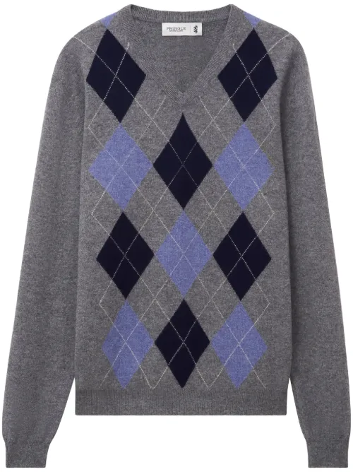 Pull en cachemire à losanges - Pringle of Scotland - Modalova