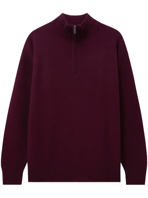 Pringle of Scotland zip cashmere jumper
