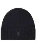 Pringle of Scotland ribbed-edge cashmere beanie - Black