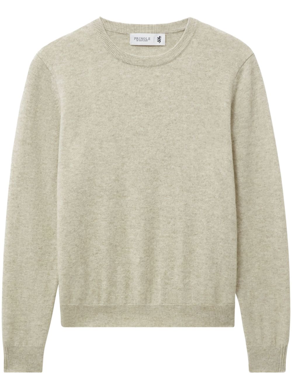 Pringle Of Scotland Crew-neck Cashmere Sweater In Green