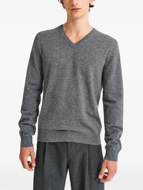 Pringle グレー カシミヤ セーター スコットランド製 Pringle グレー カシミヤ セーター スコットランド製