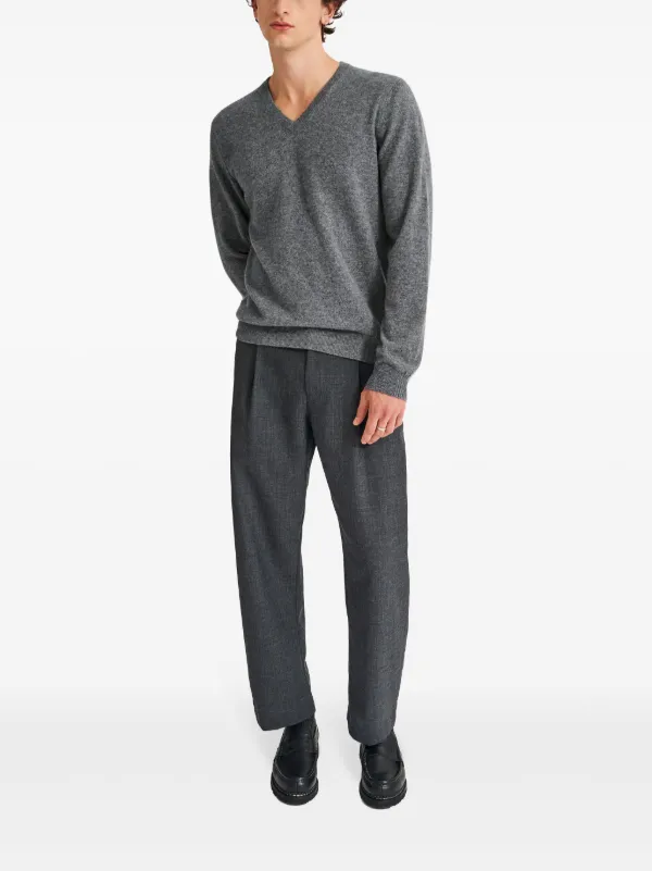 Pringle Of Scotland Vネック カシミアセーター | グレー | FARFETCH JP