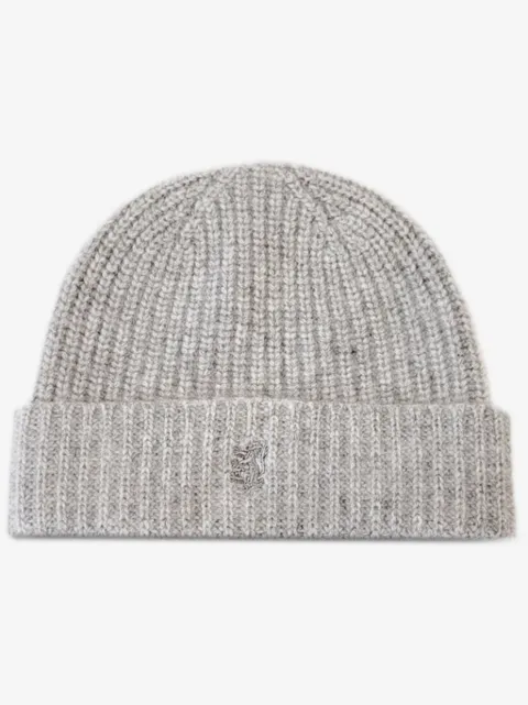 Pringle of Scotland gorro de cachemira tejido de canalé