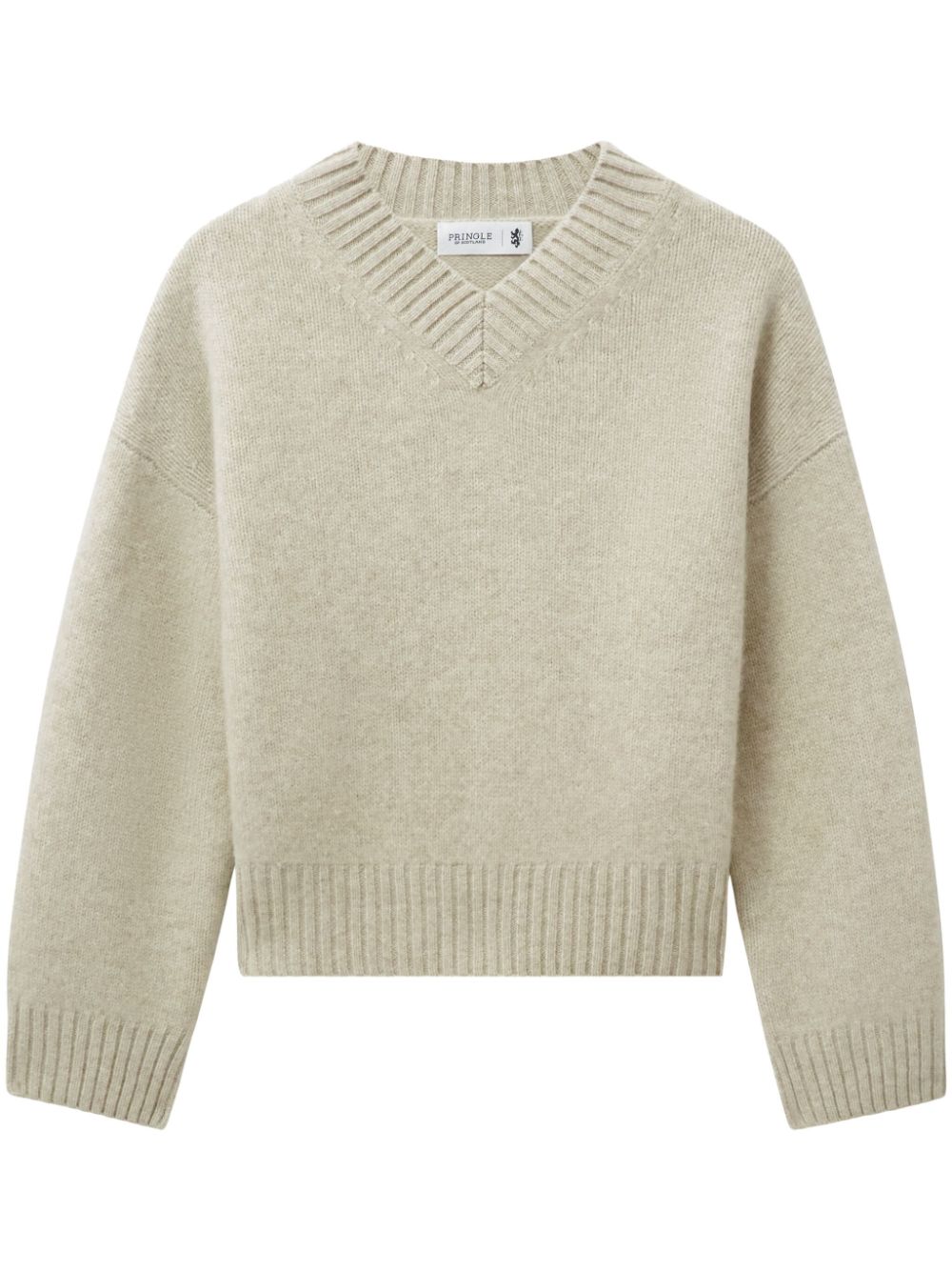 V-neck cashmere sweater