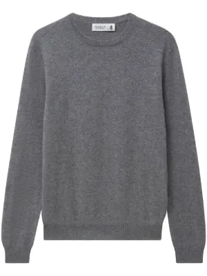 Pringle of Scotland Men's Half Zip Cotton Jumper in Navy