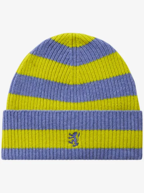Pringle of Scotland striped cashmere beanie