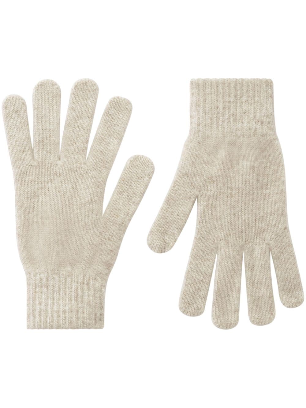 Shop Pringle Of Scotland Classic Cashmere Gloves In Neutrals