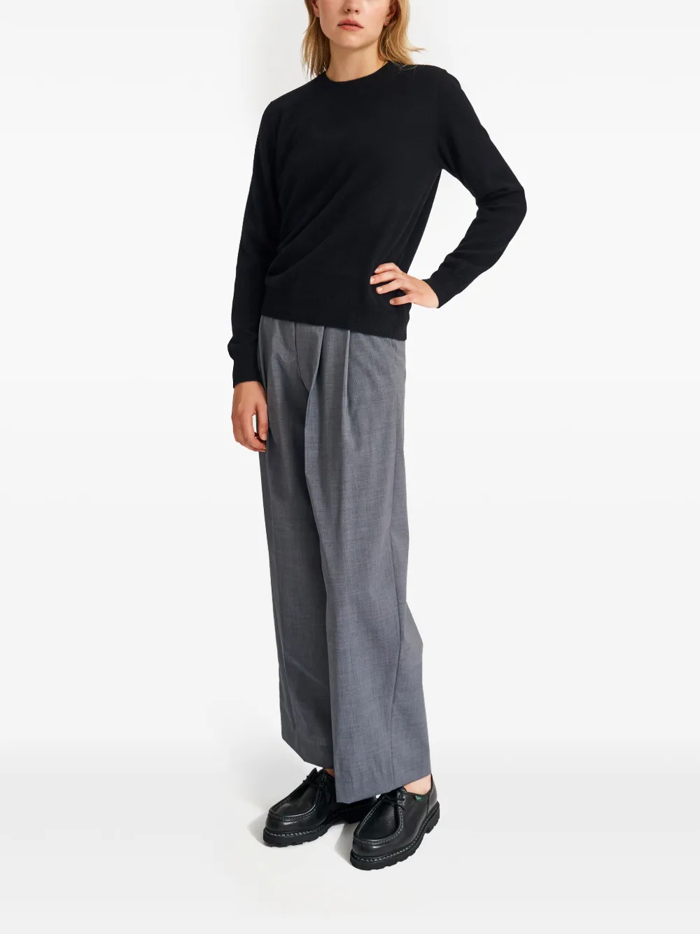 Pringle of Scotland round-neck cashmere jumper - Zwart