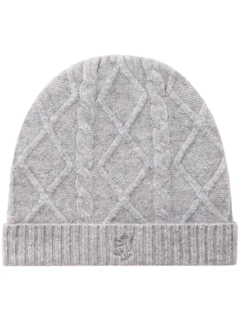 Pringle of Scotland cable-knit cashmere beanie 
