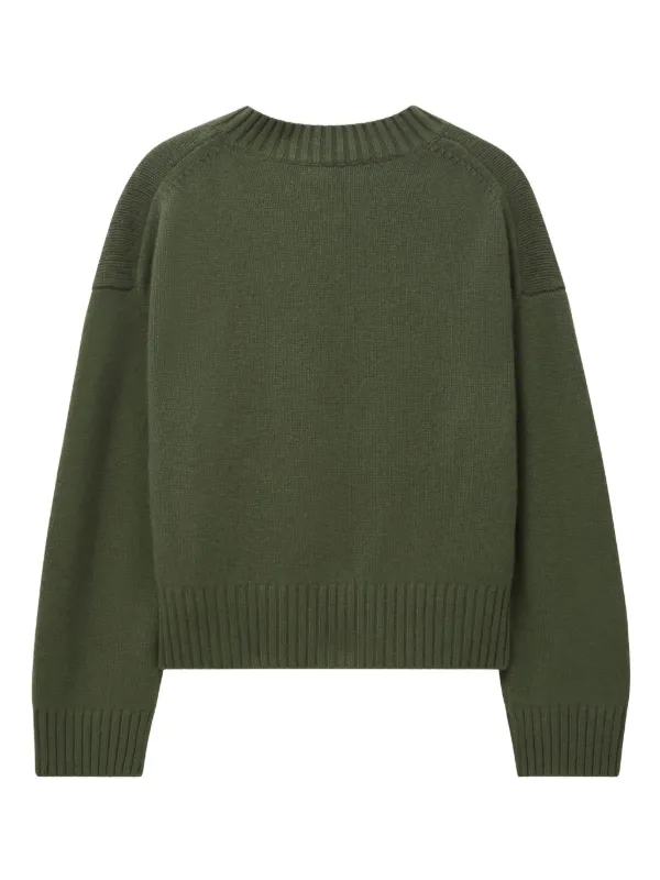 James Pringle Wool Jumper James Pringle Pringle Forest Green Knit