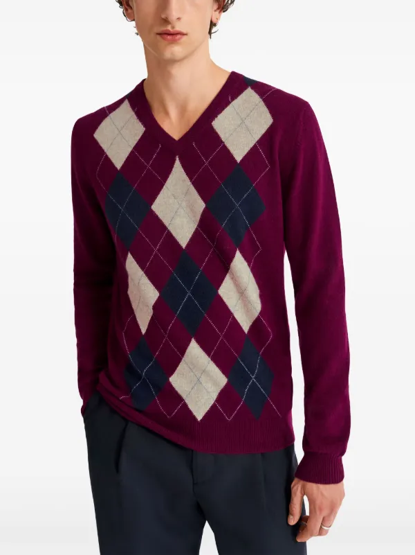 Pringle カシミヤ Vネックセーター 赤 Pringle Of Scotland Vネック カシミアセーター | レッド | FARFETCH JP