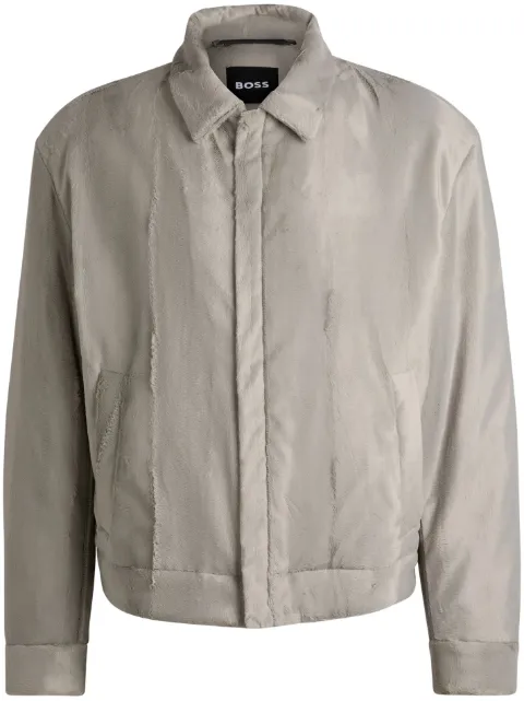 BOSS Jaqueta leve de veludo