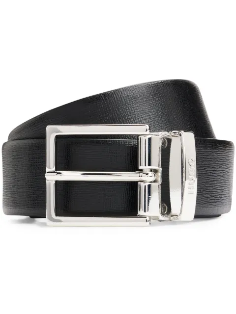 HUGO Cinto de couro com fivela
